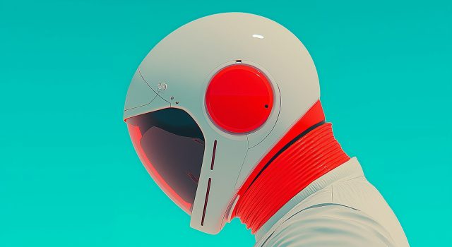 Futuristic Astronaut Portrait