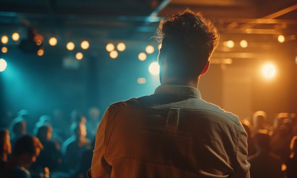 Man Before Audience Man Before Audience